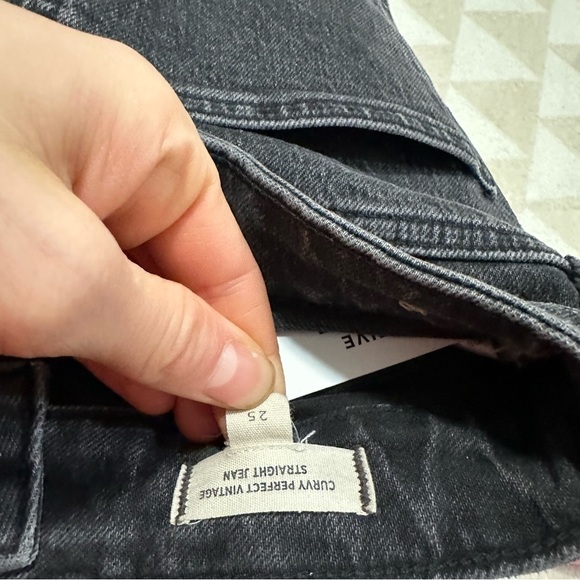 Madewell curvy perfect vintage jeans lunar black wash - Picture 8 of 9